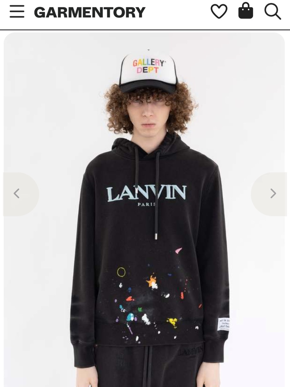 Lanvin Gallery Dept  sweatshirt XL